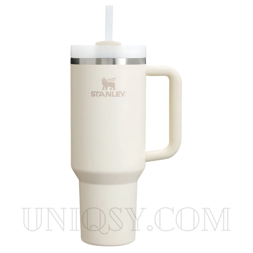 Stanley 40 OZ Tumbler with Handle and Straw Lid - Stainless Steel