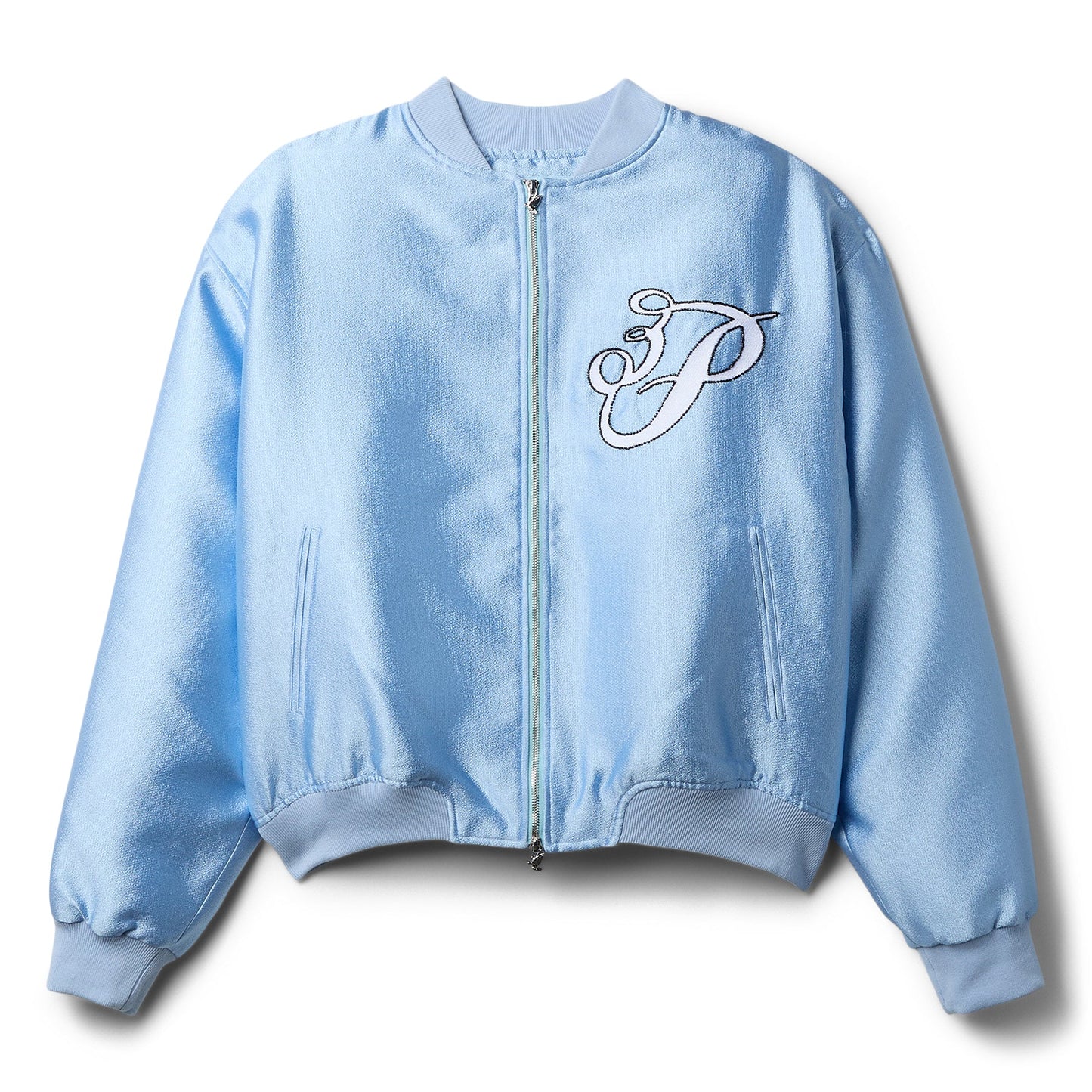3.Paradis Doves Varsity Jacket (Sky blue)