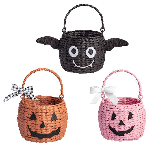 Woven Halloween Trick Or Treat Basket