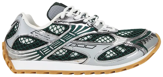 Bottega Veneta Orbit Sneaker (Billiard Green Silver)