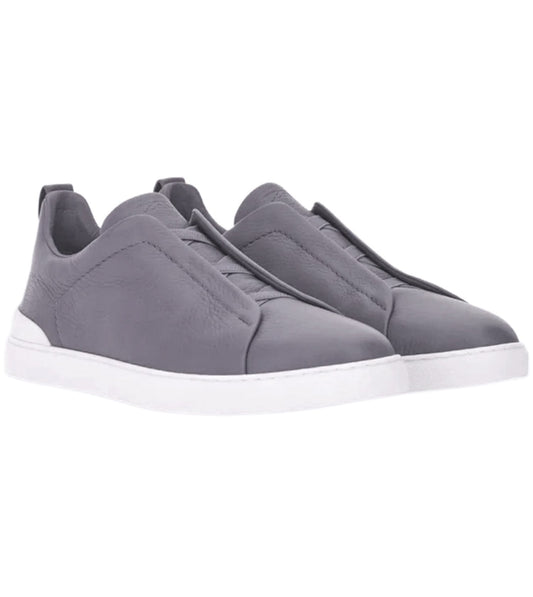 ZEGNA Triple Stitch Low Top Sneaker